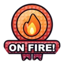 On Fire! icon in Solve The Cube